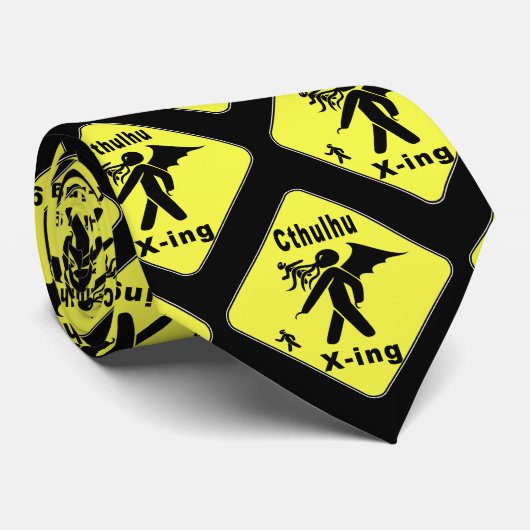 Cthulhu X-Ing Stropdas (Opgerold)
