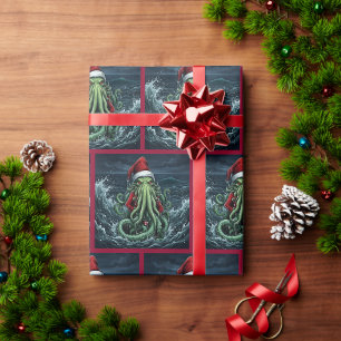 Cthulhu Yuletide Lovecraft Horror Cadeaupapier