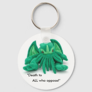 Cthulhu's boodschap sleutelhanger