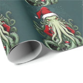 Cthulhu's Yuletide Reign: Een angstaanjagende Kers Cadeaupapier (Rol Hoek)