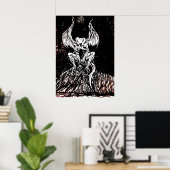 Cthulu Poster (Thuiskantoor)