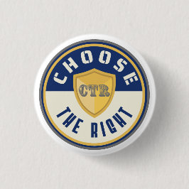 CTR Kies de juiste LDS Primary sleutelhanger cadea Ronde Button 3,2 Cm