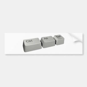 Ctrl Alt Del Bumpersticker