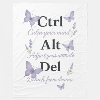 CTRL, ALT, DEL FLEECE DEKEN