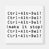 Ctrl-Alt-Del Magneet (Voorkant)