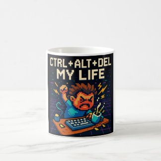 CTRL - ALT - DEL MY LIFE MUG KOFFIEMOK