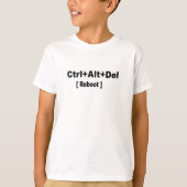 ctrl+alt+del, Science back to School Reboot Shirt (Voorkant)