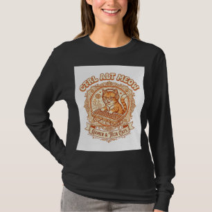 Ctrl Alt Meow Kat Gamer Tech Vintage Vector Kunst T-shirt