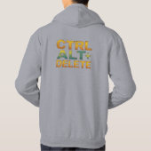 Ctrl+Alt+Supprimer le Sweat - shirt à capuche clav (Dos)