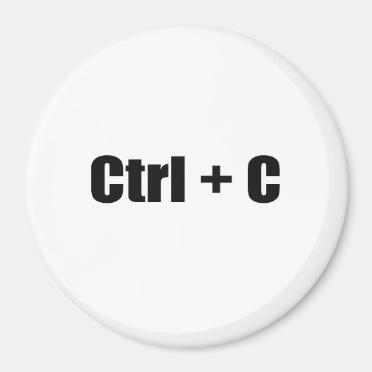 CTRL + C MAGNEET (Voorkant)