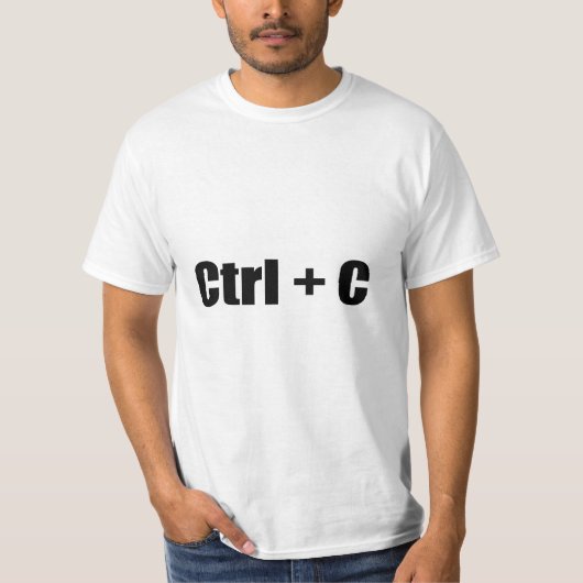 CTRL + C T-SHIRT (Voorkant)