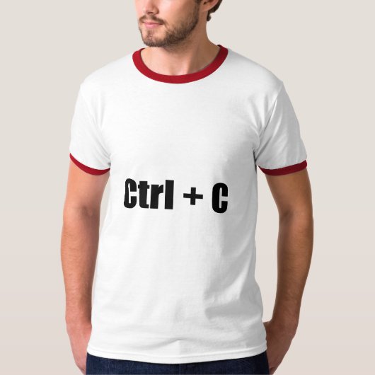CTRL + C T-SHIRT (Voorkant)