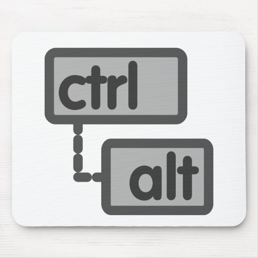 CTRL- en ALT-Button Muismat (Voorkant)