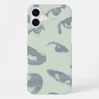 "Ctrl + I" ASCII Eyes iPhone 16 Plus Hoesje