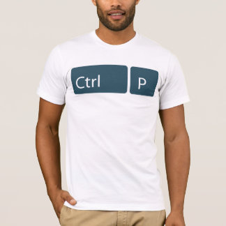 CTRL + P (Druk) T Shirt