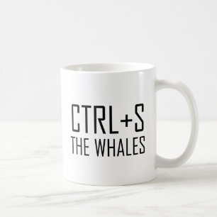 CTRL + S De Walvissen (Red De Walvissen) Koffiemok