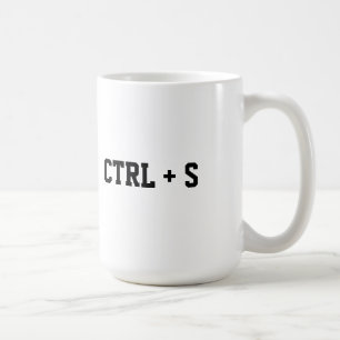 Ctrl + S Herinneringsmokkop Koffiemok