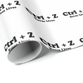 Ctrl Z Cadeaupapier (Rol Hoek)