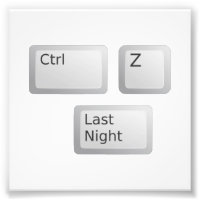 Ctrl Z Laatste nacht ongedaan maken