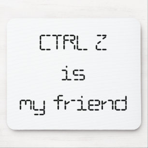 CTRL Z Mousepad Muismat
