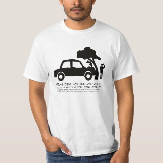 CTRL + Z! T-SHIRT (Voorkant)