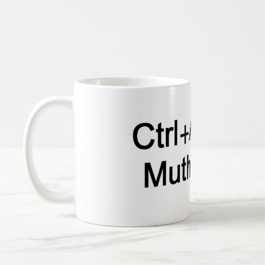 CtrlAltDel vijandige geek mok (Links)