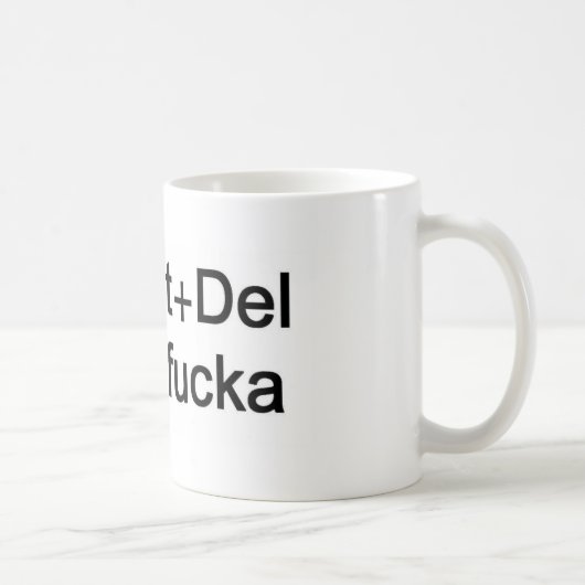 CtrlAltDel vijandige geek mok (Rechts)
