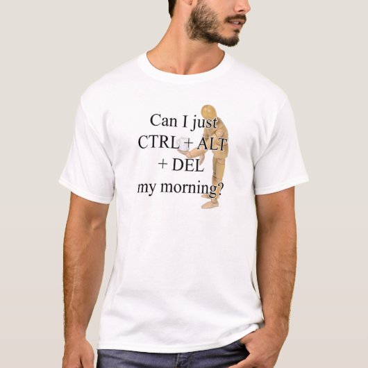 CtrlVerwijderen T-shirt (Voorkant)