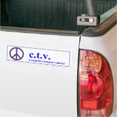 CTV craigslist transportvoertuig Bumpersticker (Op Truck)