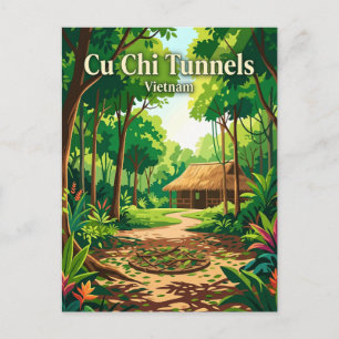 Cu Chi-tunnels Vietnam Briefkaart
