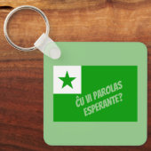 Ĉu vi parolas Esperante? Sleutelhanger (Voorkant)