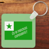 Ĉu vi parolas Esperante? Sleutelhanger (Achterkant)