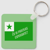 Ĉu vi parolas Esperante? Sleutelhanger (Achterkant)