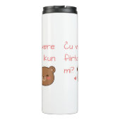 Ĉu vi vere flirtas kun mi? thermosbeker (Achterkant)