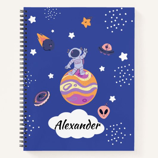 Cuaderno A4 infantil de la Galaxia Notitieboek (Voorkant)