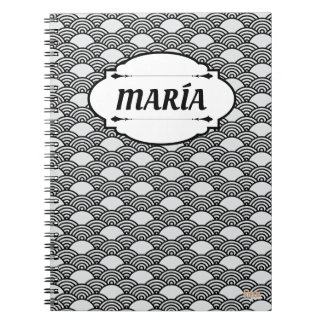 Cuaderno Asian Pattern Notitieboek