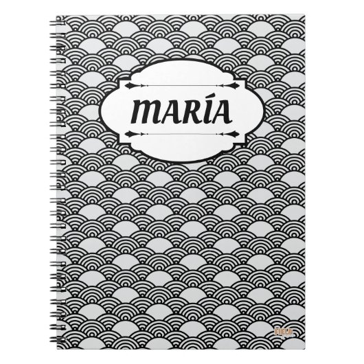 Cuaderno Asian Pattern Notitieboek (Voorkant)