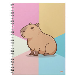 Cuaderno Capybara Soft Pastel-Colored Notitieboek