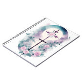 Cuaderno cross tattoo flower 33 notitieboek (Linkerzijde)