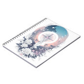 Cuaderno cross tattoo flower 35 notitieboek (Linkerzijde)