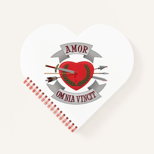 Cuaderno de Amor Omnia Vincit Notitieboek (Voorkant)