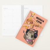 Cuaderno de música cute anime gato (Devant avec enveloppe)