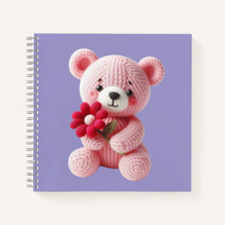 Cuaderno espiral con diseño de lindo osito notitieboek