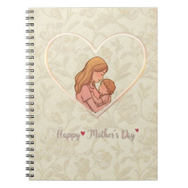 Cuaderno Happy Mother's Day Floral Notitieboek
