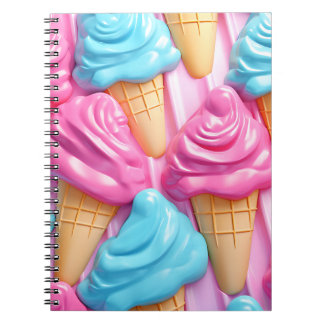Cuaderno Ice Cream Kawaii Helados Notitieboek