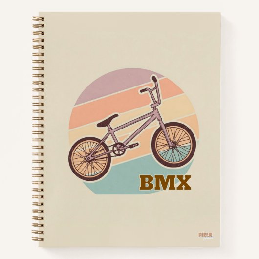 Cuaderno Vintage BMX Pastel Notitieboek (Voorkant)