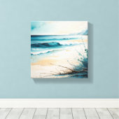 Cuadro de playa canvas afdruk (Insitu (Houten vloer))