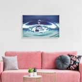 Cuadro gota de agua decoracion 3D Canvas Afdruk (Insitu (Woonkamer))
