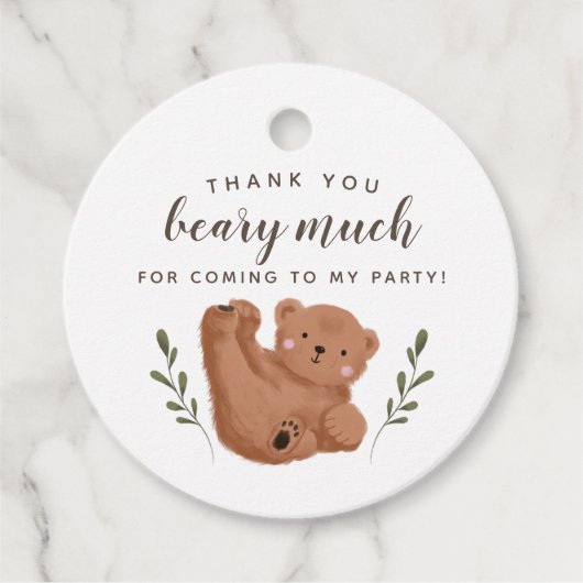 Cub Beer Dank je wel. Bedankjes Labels (Voorkant)