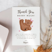 CUB Beer Meisje Verjaardagsfeestje Bedankkaart